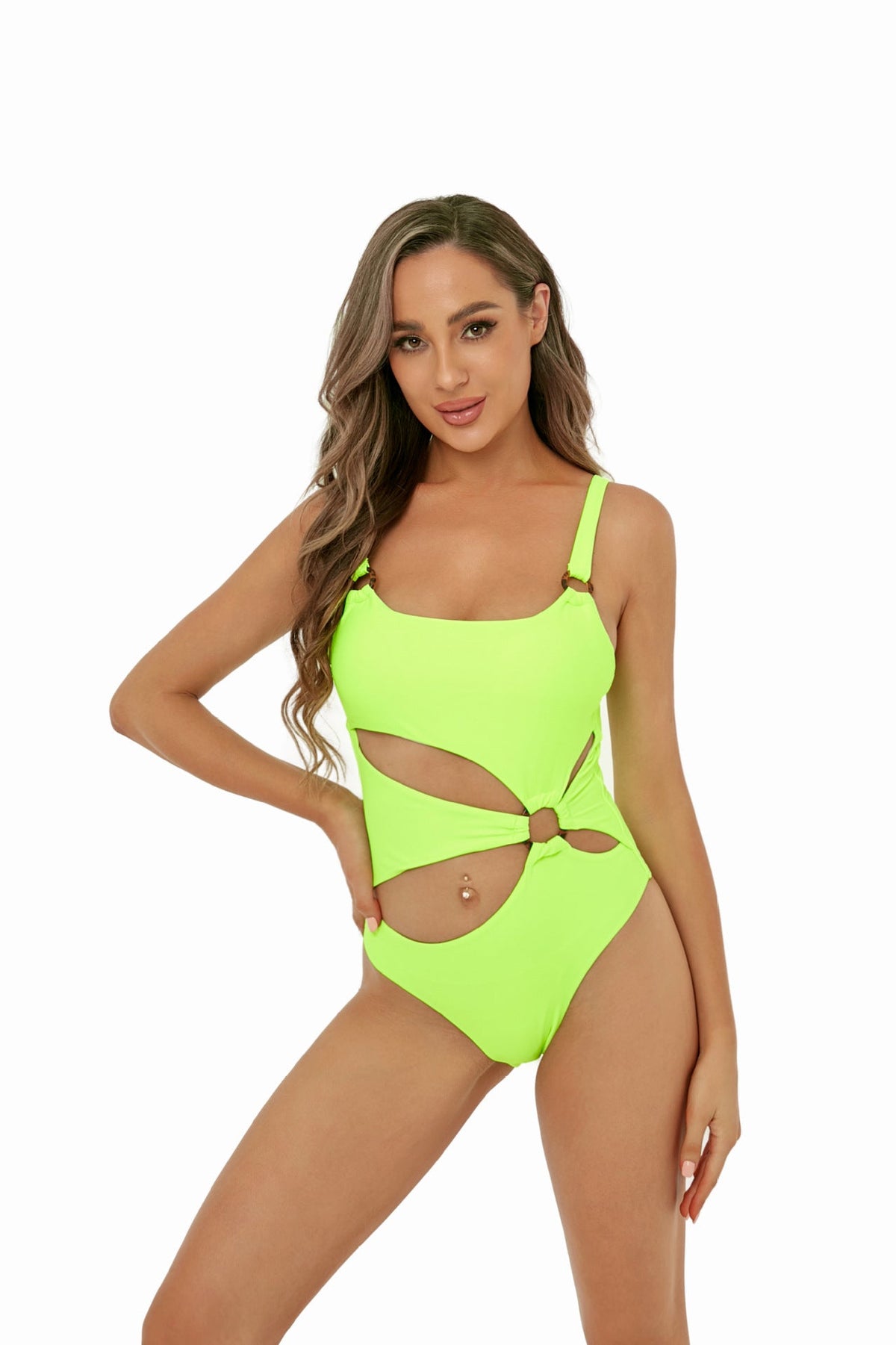 Women Sling Halter Bikini Swimsuit One Piece Sexy Triangle One Piece Swimsuit
