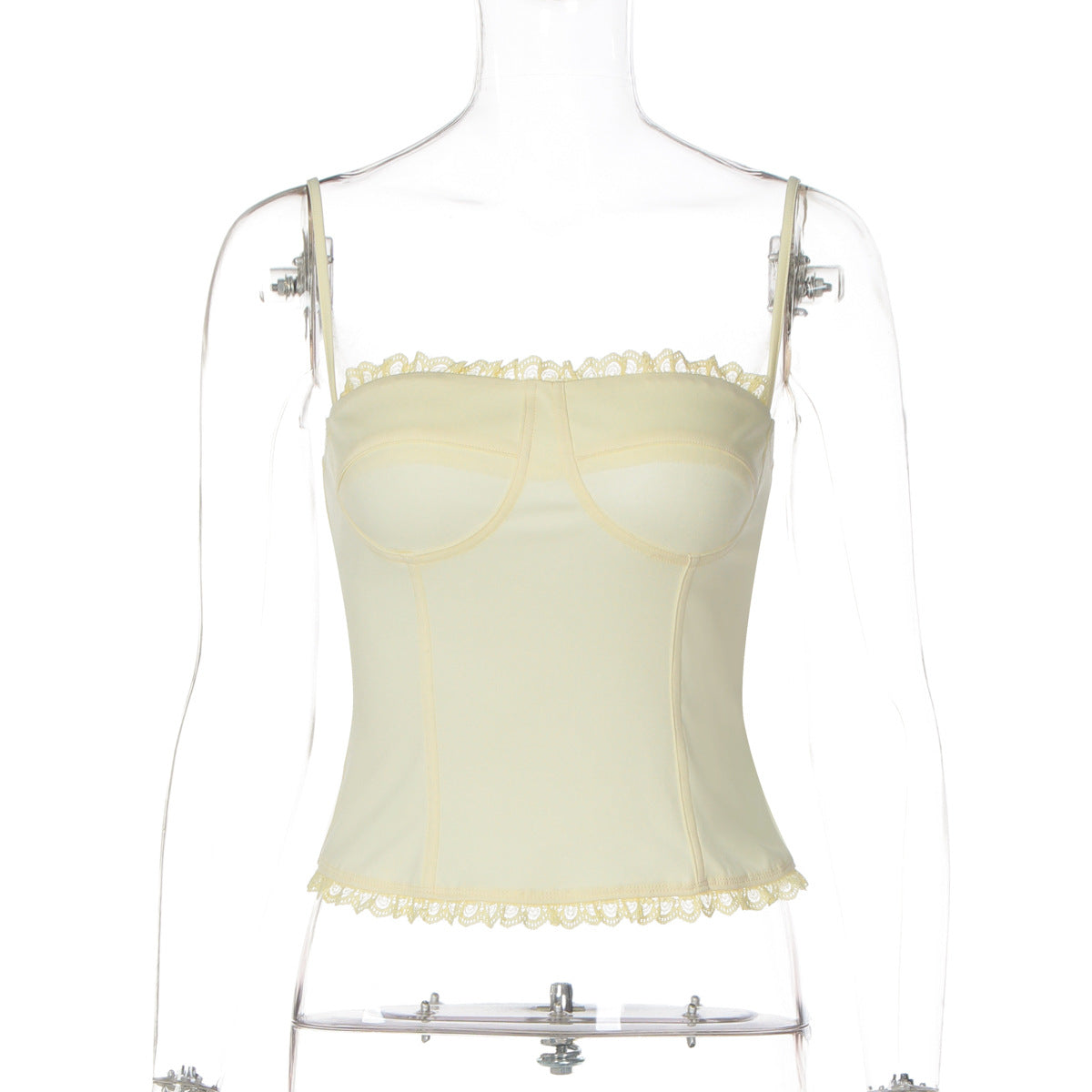 Women Clothing Sexy Tube Top off Neck Slim Fit Slimming Spaghetti Straps Vest