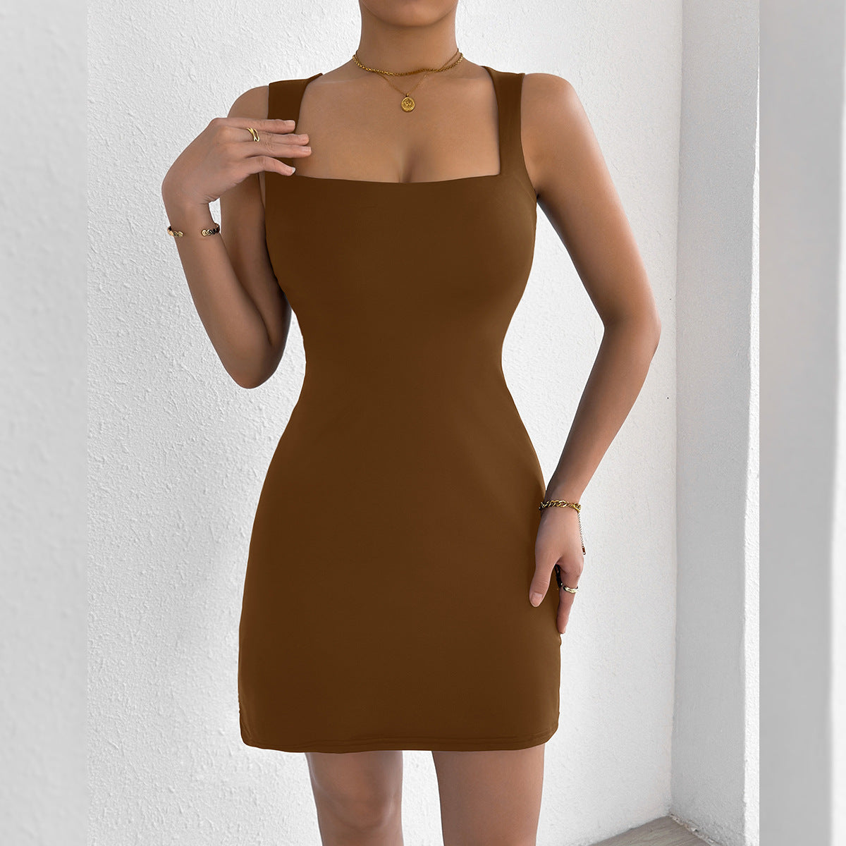 Women Clothing Slim Slip Sexy Dress
