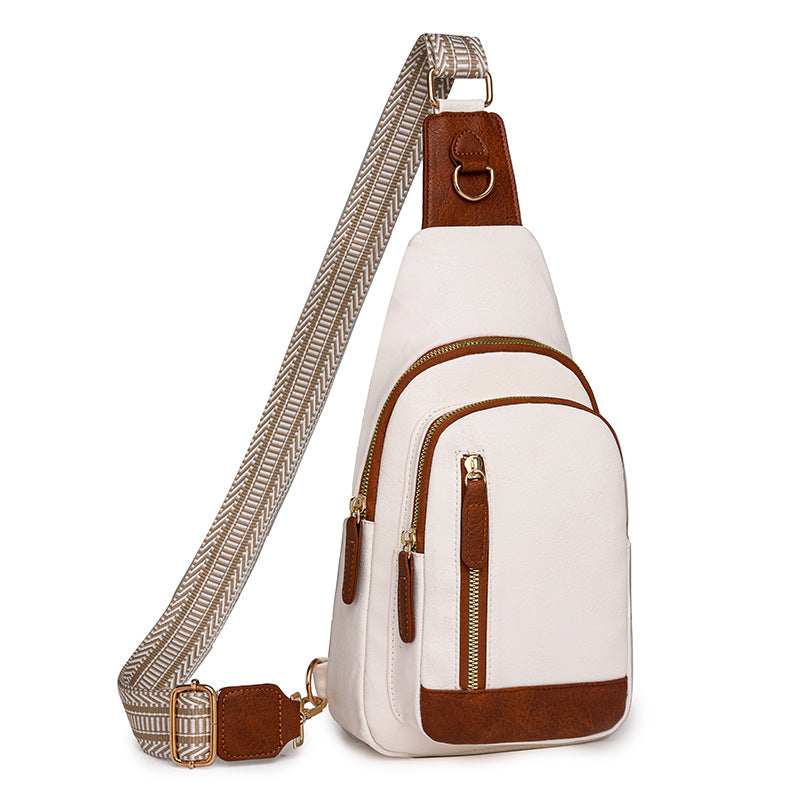 Retro Bags Women Large Capacity Women Chest Bag Simple Messenger Bag Women Chest Bag
