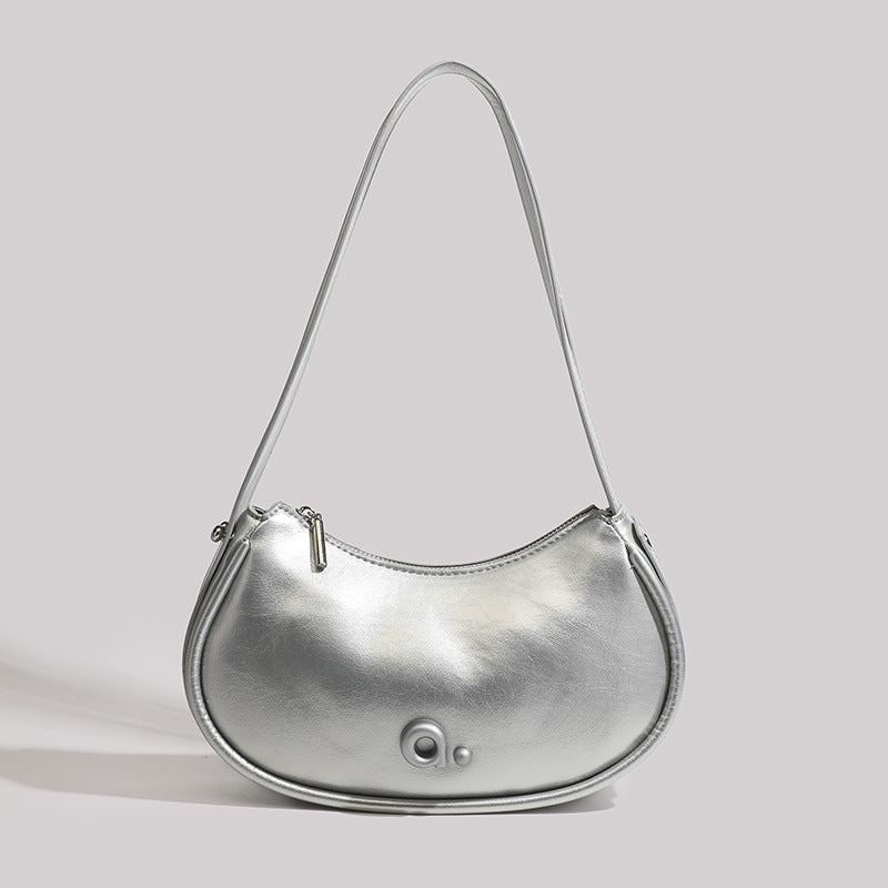 Small shoulder bag bag women's summer, French shoulder handbag elegant hobo