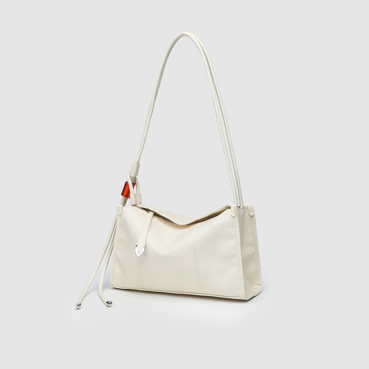 Stylish and minimalist design commuter hobo bag ladies, bag large capacity pleated underarm shoulder bag, chic elegant shoulder purse