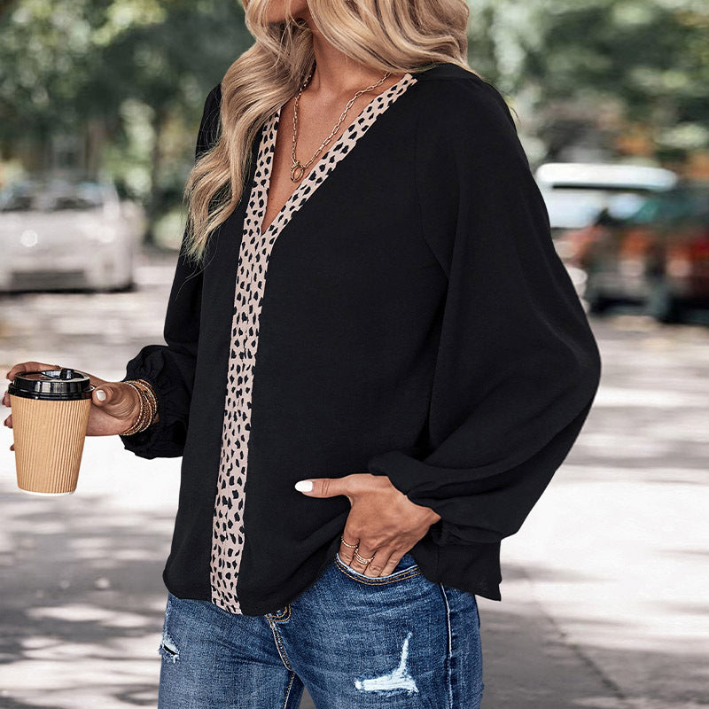 Autumn Women Wear Long Sleeve Retro Shirt