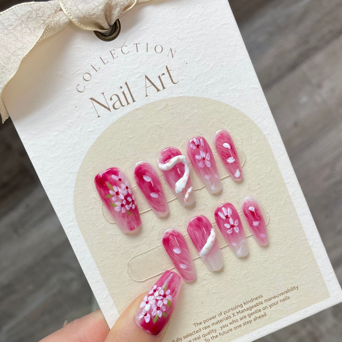 1024- Handmade press on nails fake nails removable