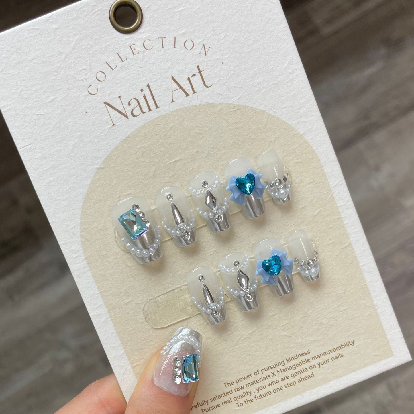 1024- Handmade press on nails fake nails removable