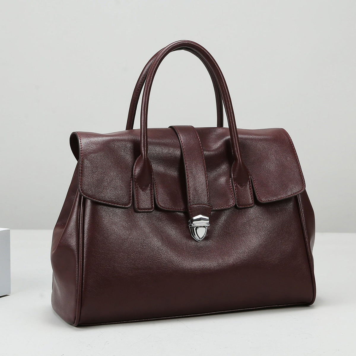 Handbags Women Autumn Winter Soft Leather Tote High Sense Large Capacity Office Women Bag