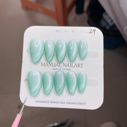 1027- Handmade press on nails fake nails removable