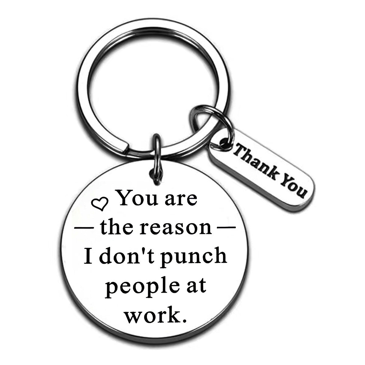 Stainless Steel Keychain Thanksgiving Inspirational Gifts for Family, Friends and Colleagues