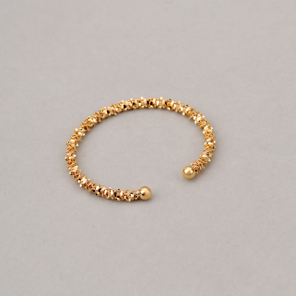 Premium 18K Gold Starry Sparkling Bracelet Niche Designer Hand Accessories Accessories