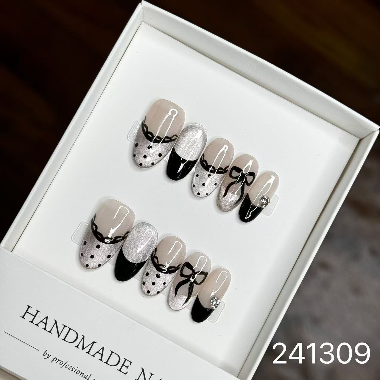 1030- Handmade press on nails fake nails removable