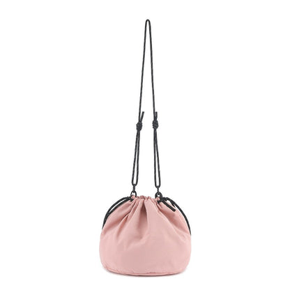 Bucket Bag stylish, Dual Drawstring Crossbody Bag Men's, Outdoor Sports and Leisure Bag