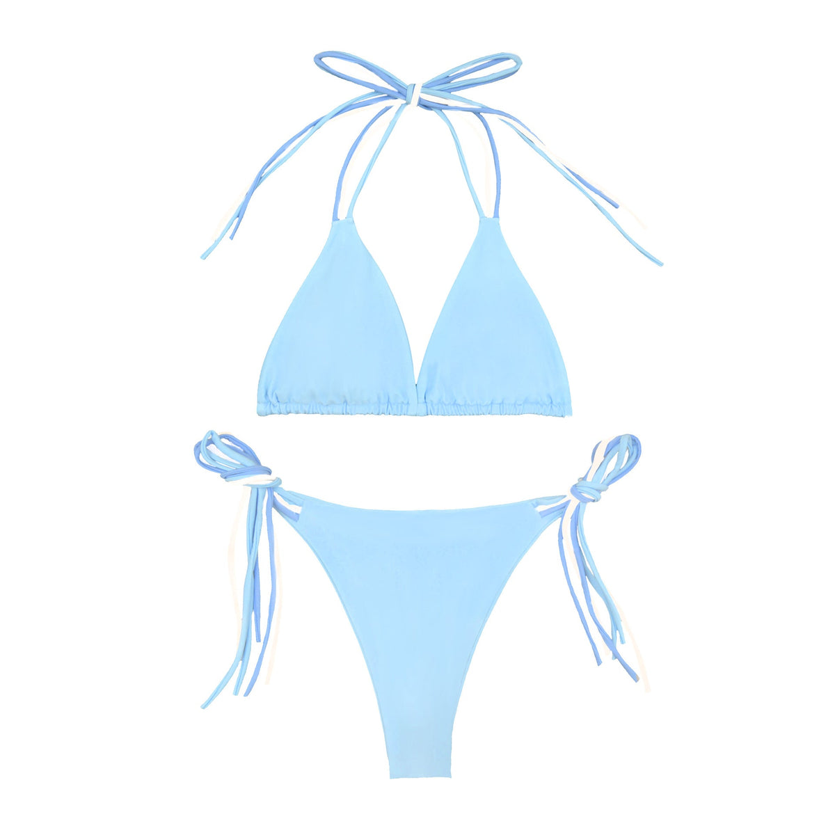 Sexy Bikini Halter Split Swimsuit
