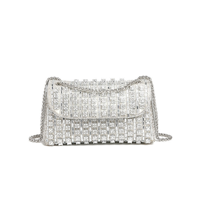 Rhinestone Bag Full Diamond Dionysian Cross Body Bag High Sense Summer Small Shoulder Bag with Diamond Women Bag