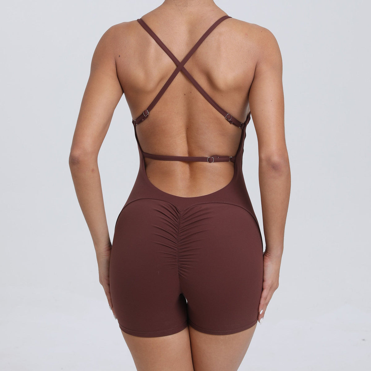 Peach Hip Raise Beauty Back Yoga Jumpsuit Women Outdoor Running Tight Sports Quick Drying Workout Clothes
