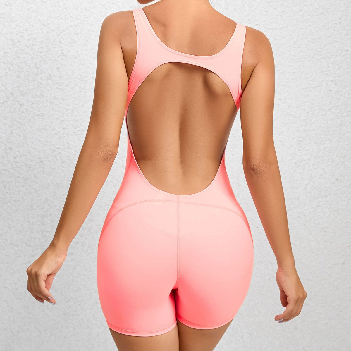 Quick Drying Nude Feel Yoga Clothes Women Training Fitness Integrated Hip Lifting Sport Yoga Jumpsuit