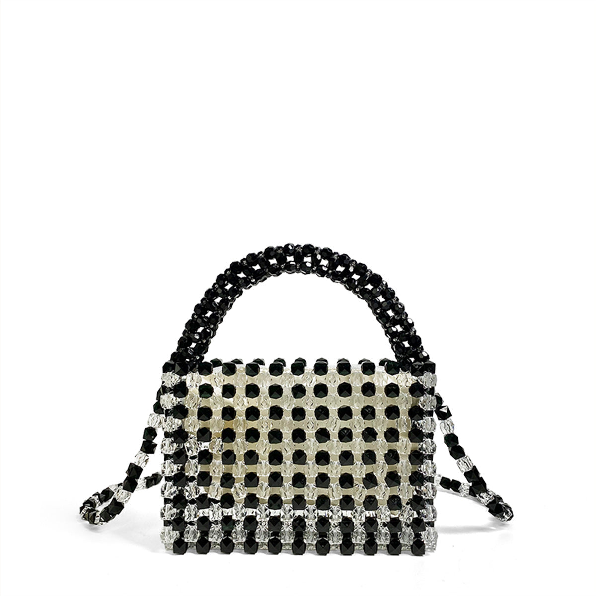 Fall Fashionable Beaded Handmade Bag Woven Bag Tote One Shoulder Crossbody