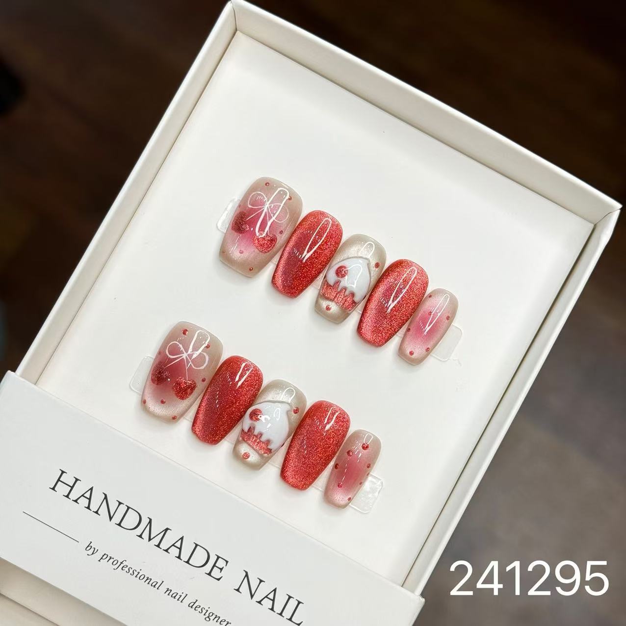 1030- Handmade press on nails fake nails removable