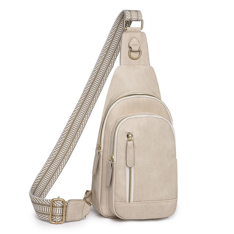 Retro Bags Women Large Capacity Women Chest Bag Simple Messenger Bag Women Chest Bag