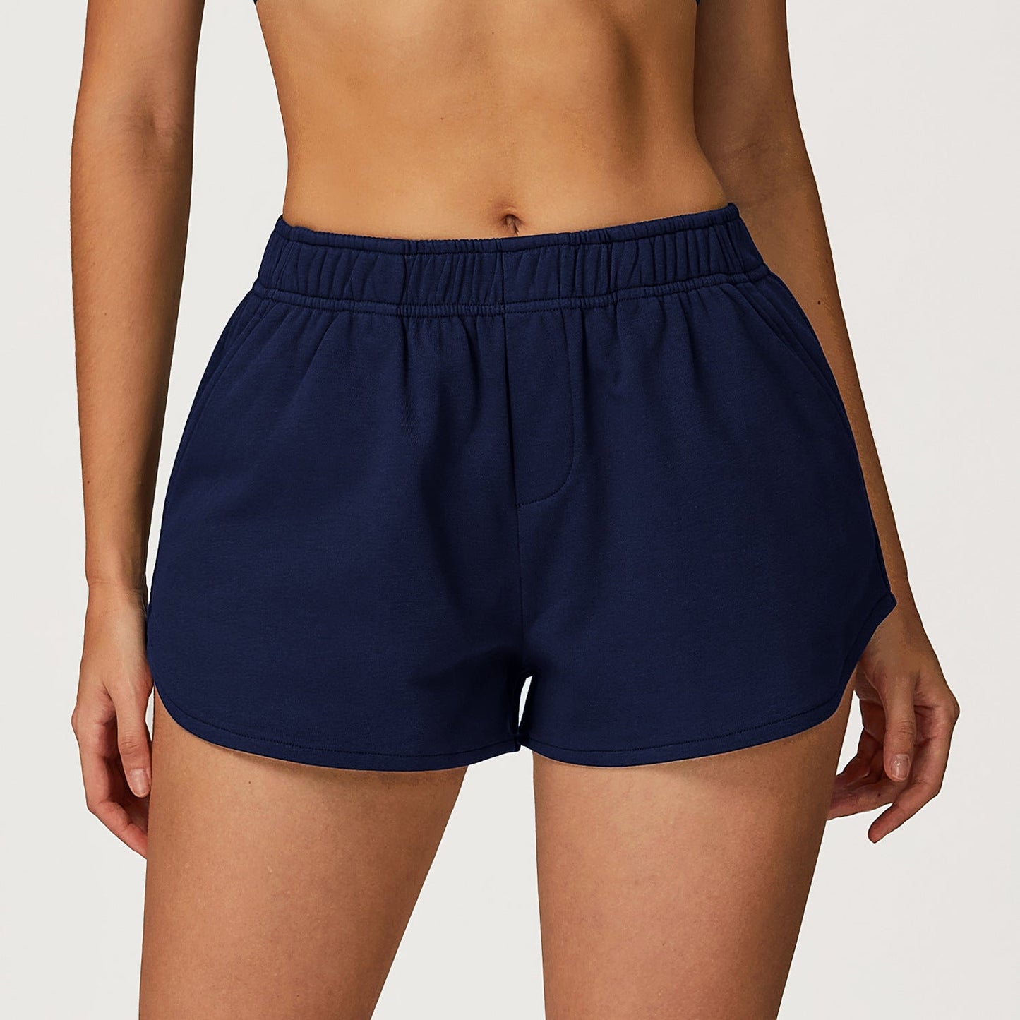 Autumn Winter Sweatpants High Waist Wide Leg Straight Slimming Loose Sweatpants Outdoor Running Casual Sports Shorts