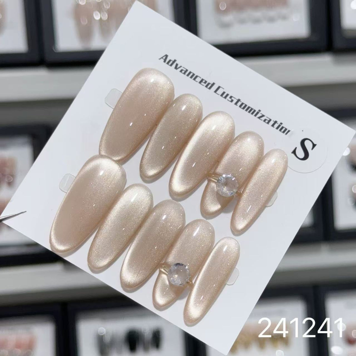 1031- Handmade press on nails fake nails removable