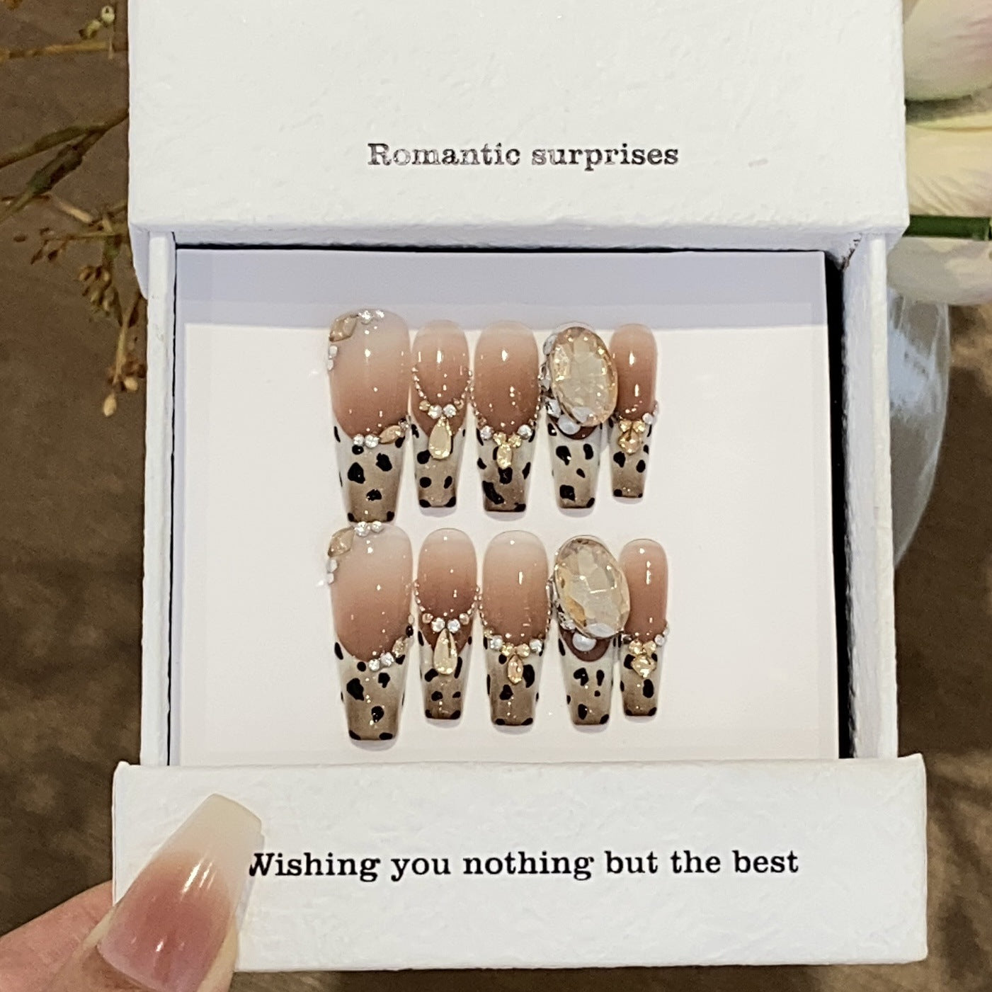 1033- Handmade press on nails fake nails removable