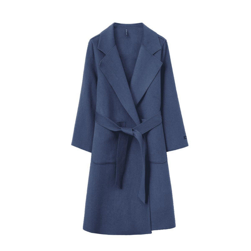 Women Loose Fit Mid-Length Coat