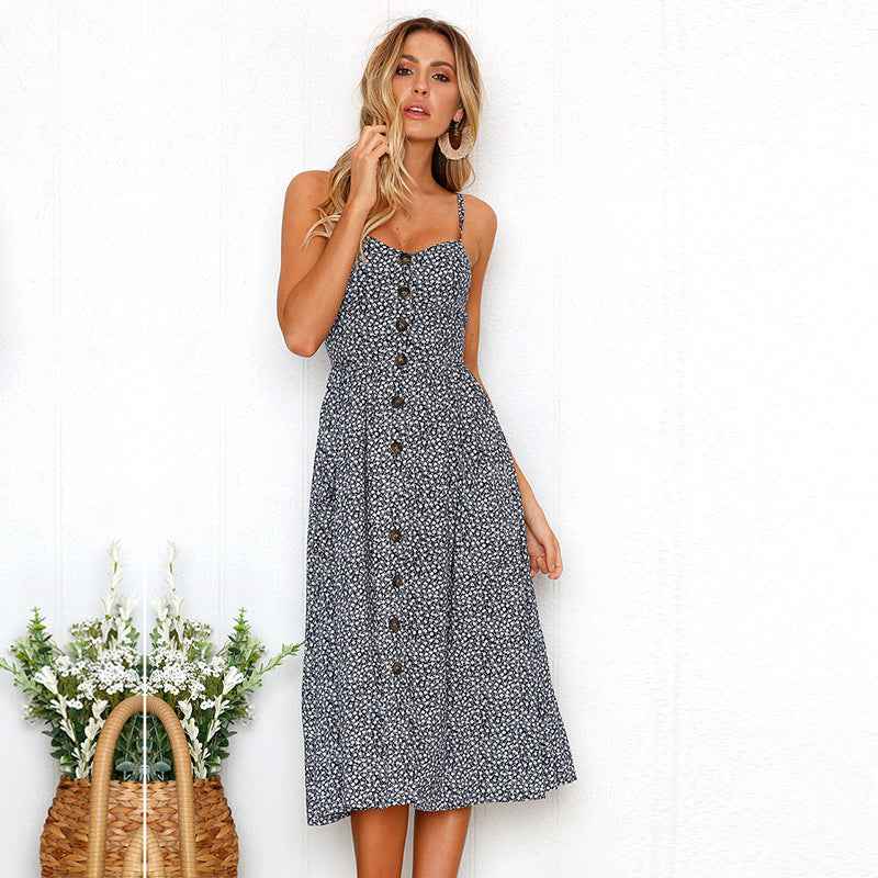 Plus Size Sexy Suspender Beach Dress & Summer Robe