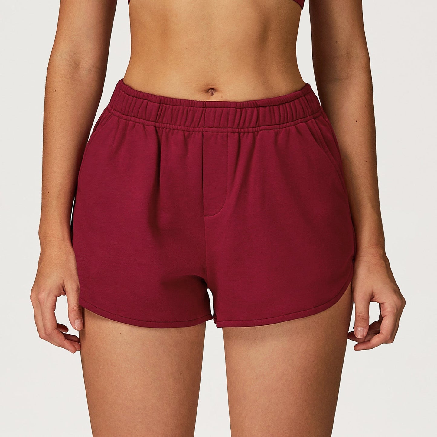 Autumn Winter Sweatpants High Waist Wide Leg Straight Slimming Loose Sweatpants Outdoor Running Casual Sports Shorts