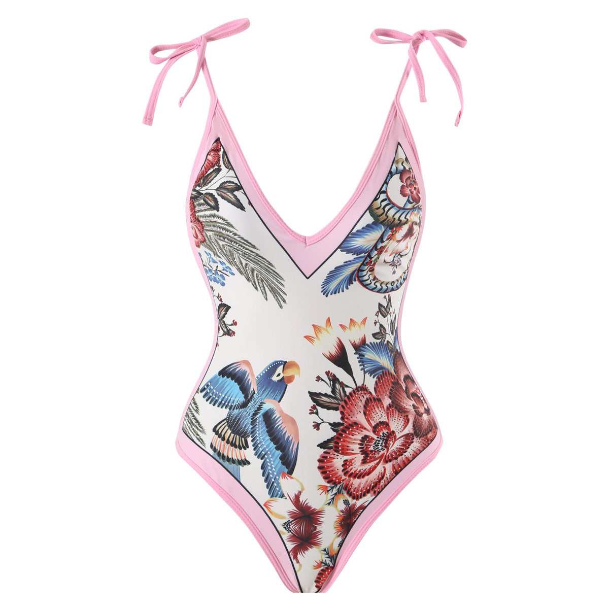Women One Piece Swimsuit Women Skinny Slimming Retro Tied Swimsuit Suit Chiffon Dress
