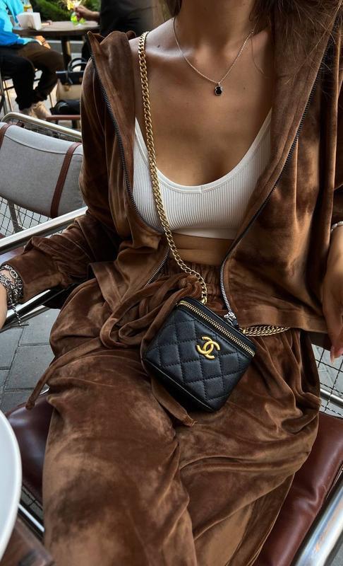 Early Autumn Gold Velvet Zipper Drawstring Casual Suit Women