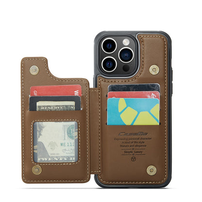 For IPhone17 Magsafe Wallet Magnetic Card Holder RFID Blocking, PU Leather Minimalist Phone Wallet Compatible with MagSafe Phones and Cases for iPhone 16/15/14/13/12/Pro/Max/Plus