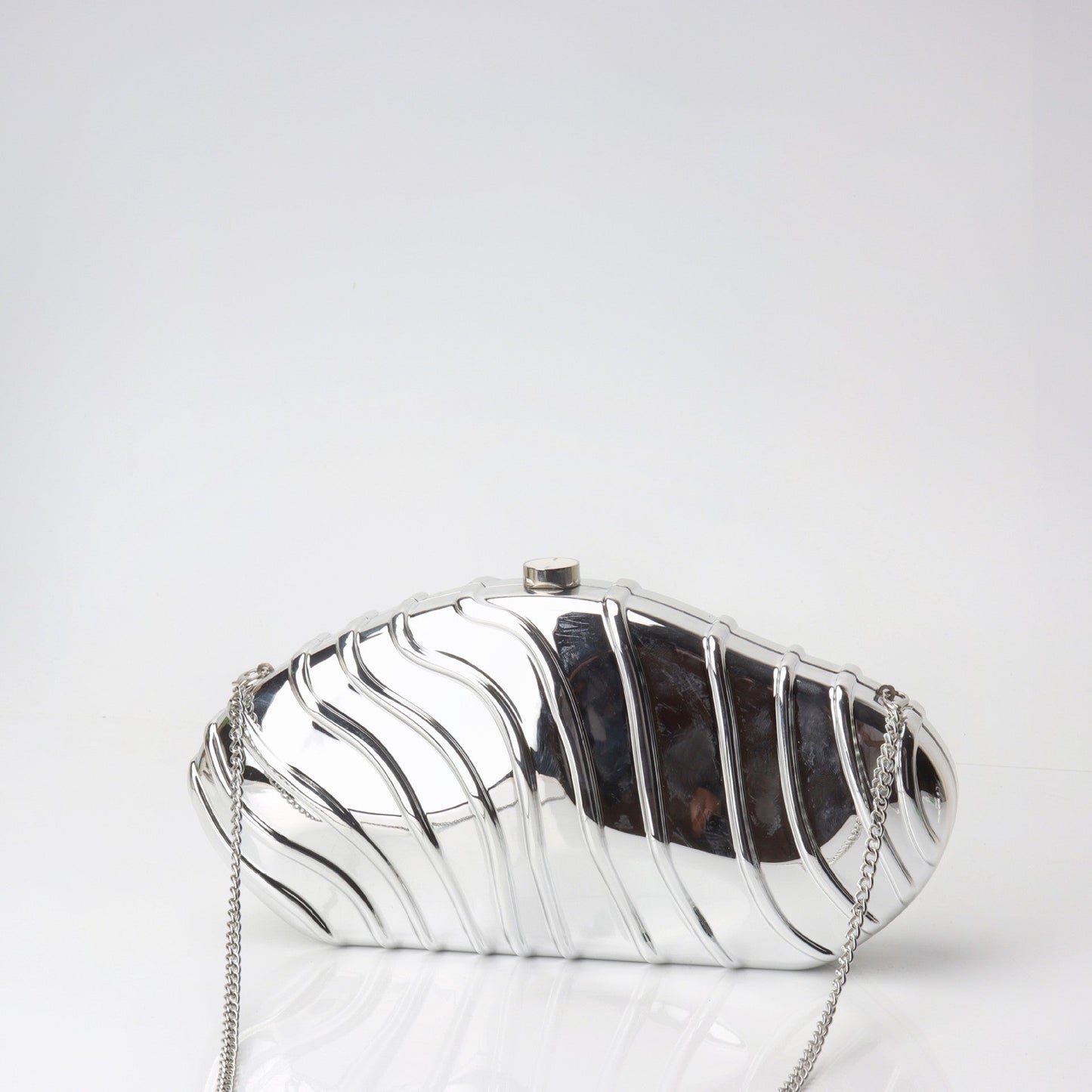 Acrylic Striped Minimalist Chain Banquet Bag, Evening Purse, Evening Bags for Women Formal