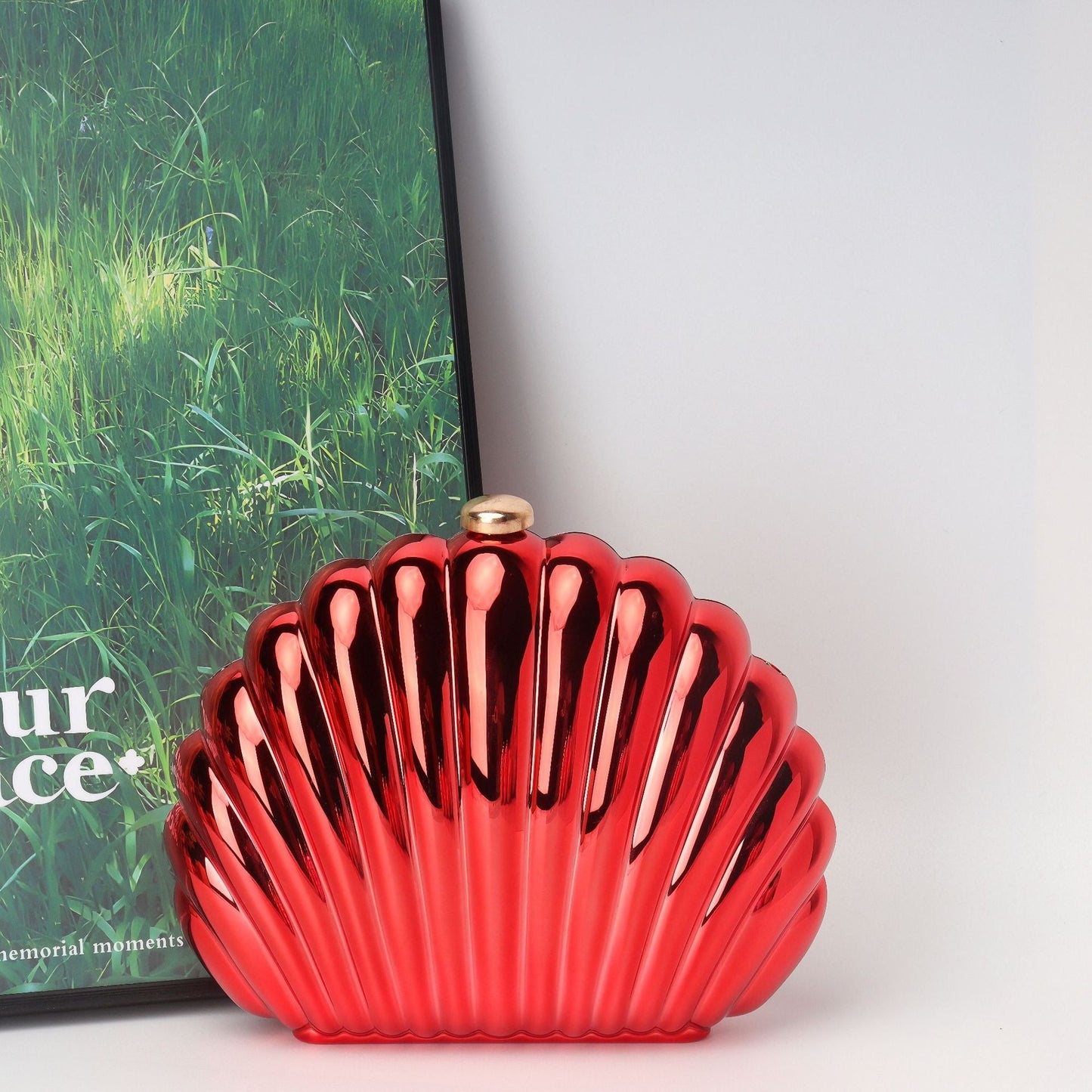 Shell Box Bag, Clutch Purse, Dinner Purse evening Clutch Purse Party