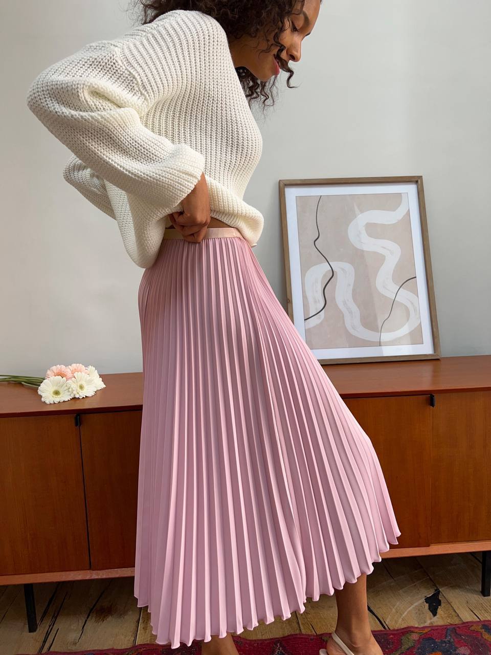 Spring Autumn Pleated Organ Skirt Soft All Match Tutu