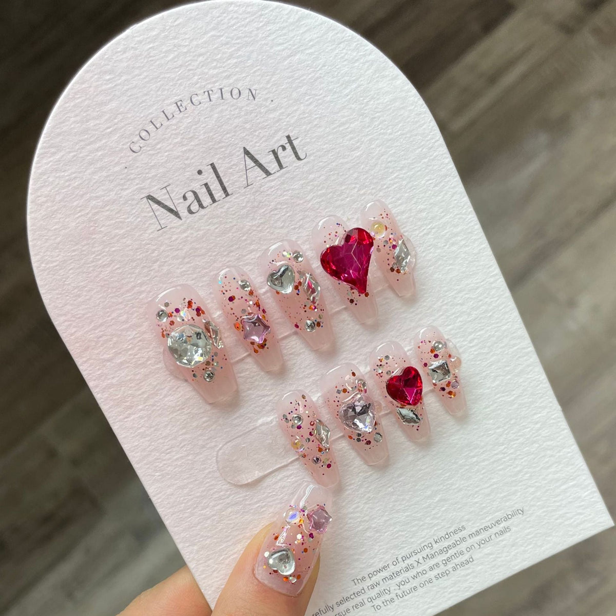 1024- Handmade press on nails fake nails removable