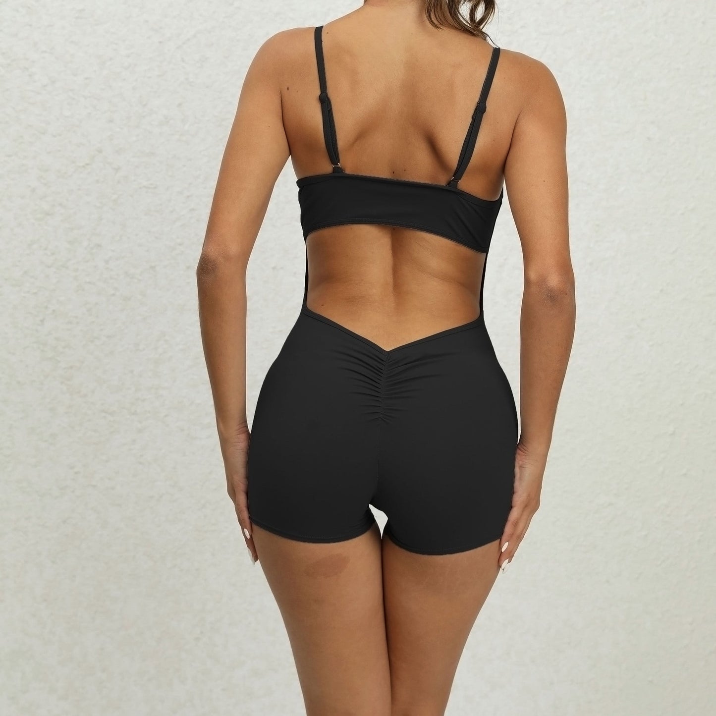 Tight One Piece Yoga Pants Beauty Back Yoga Clothes Women High Elastic One-Piece Fitness Pants Women