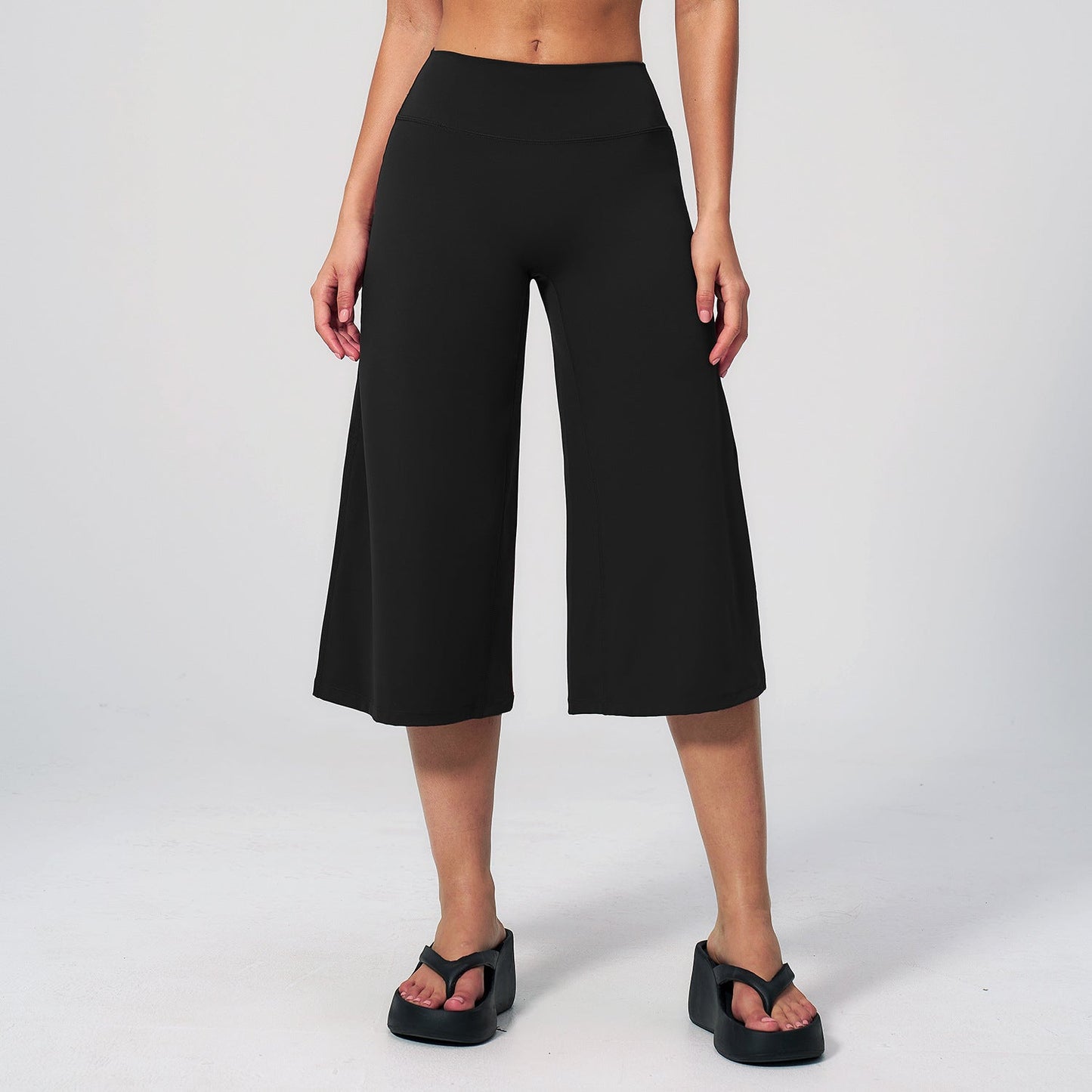 Summer Brushed Yoga Wear Sports Pirate Shorts For Women Abdominal Shaping High Waist Quick Drying Loose Fitness Sports Pirate Shorts