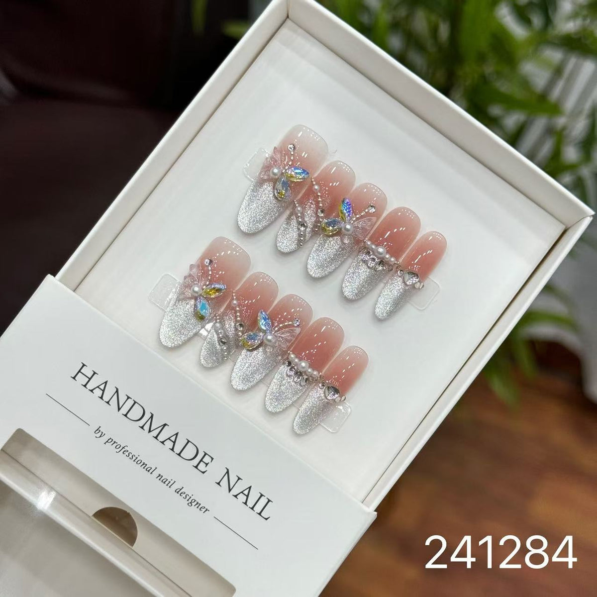 1029- Handmade press on nails fake nails removable