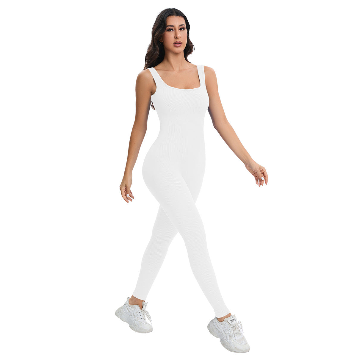 Sports Yoga Bodysuit Trousers Running Workout Quick Drying Breathable Seamless Knitted Peach Hip Slim Fit
