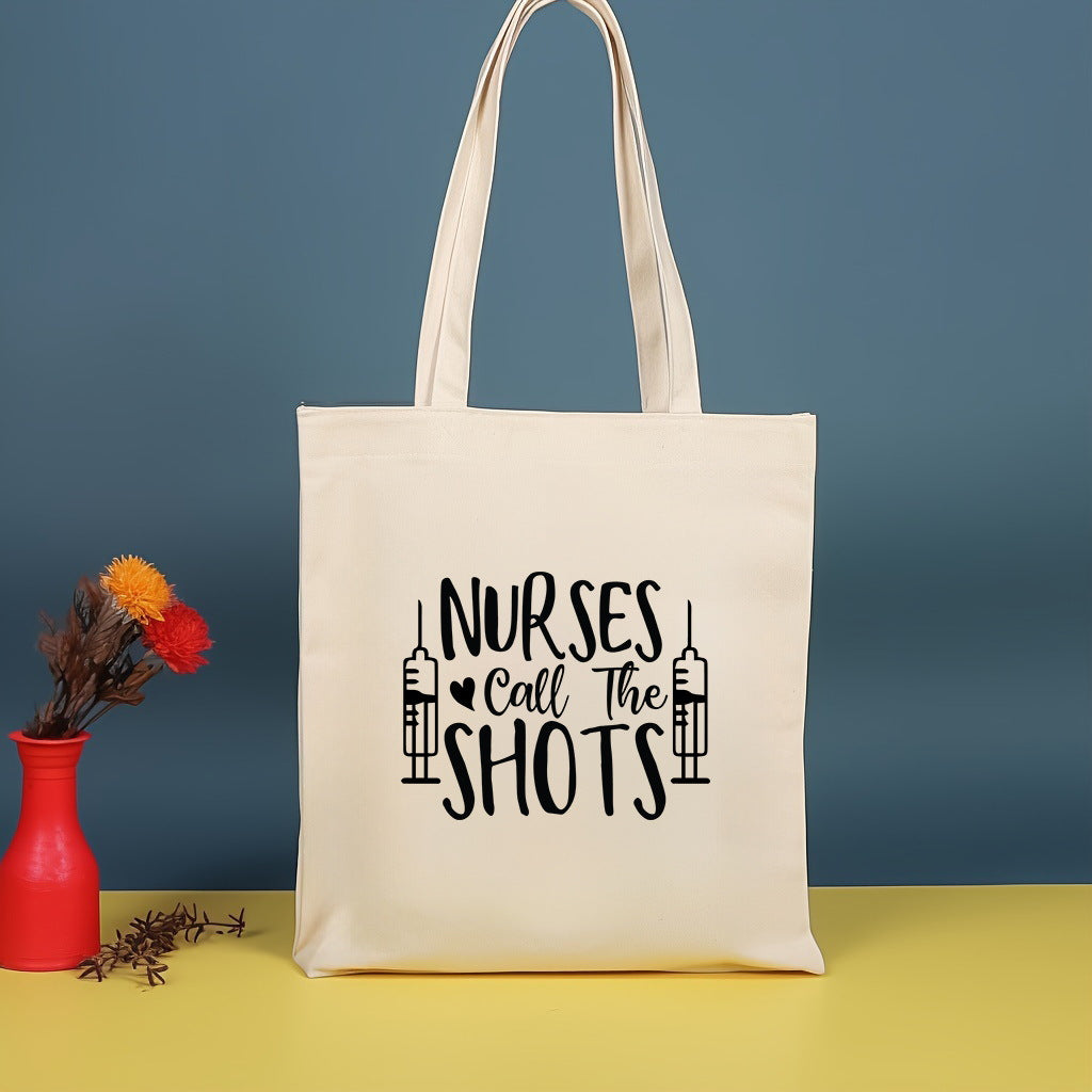 Canvas printed shoulder bag, fashionable and lightweight shopping bag, large-capacity cotton bag 2pcs hobo.