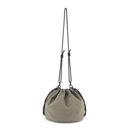Bucket Bag stylish, Dual Drawstring Crossbody Bag Men's, Outdoor Sports and Leisure Bag