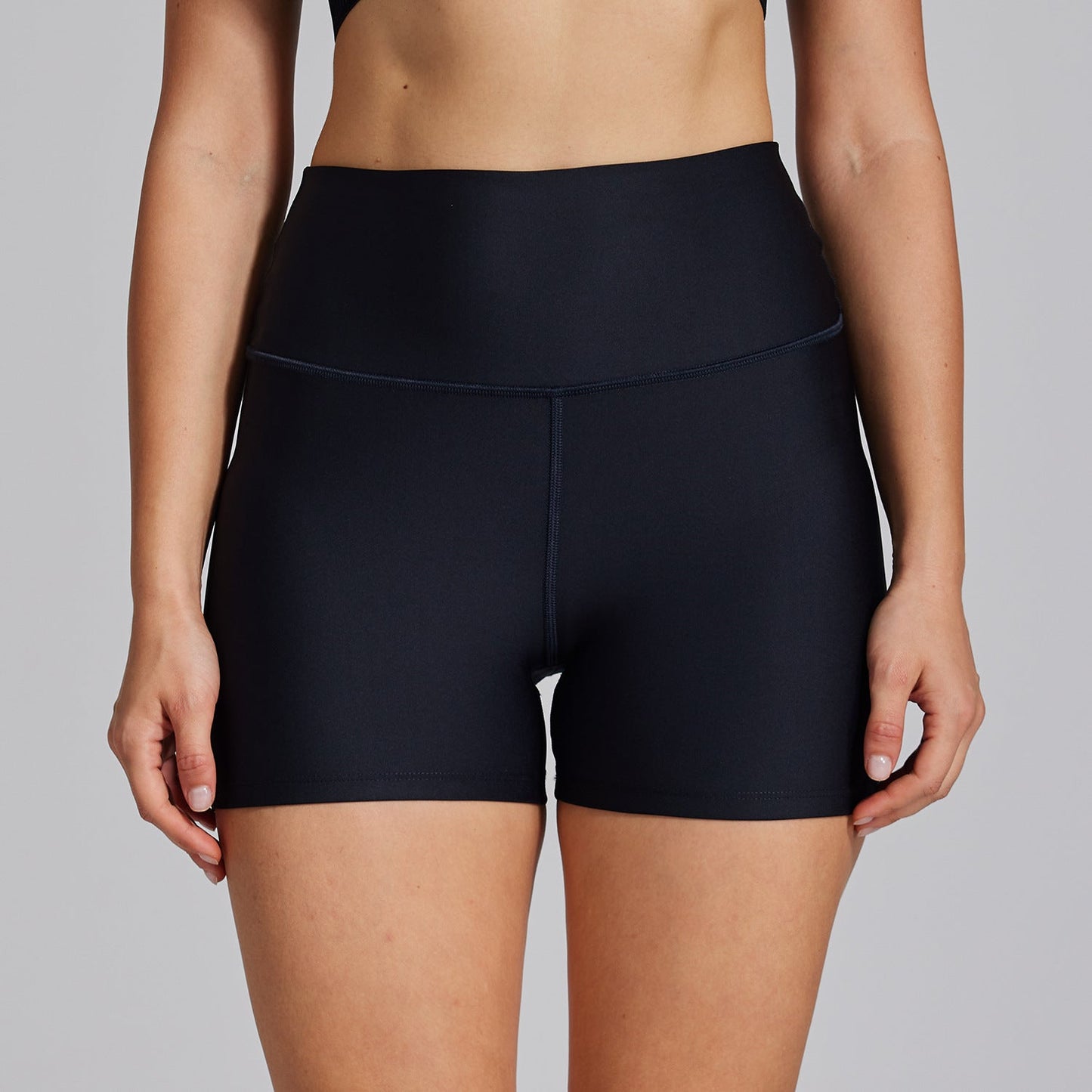 Three Points Yoga Pants Pearlescent Nude Feel High Waist Shaping Quick Drying Slim Fit Fitness Pants Yoga Shorts Women