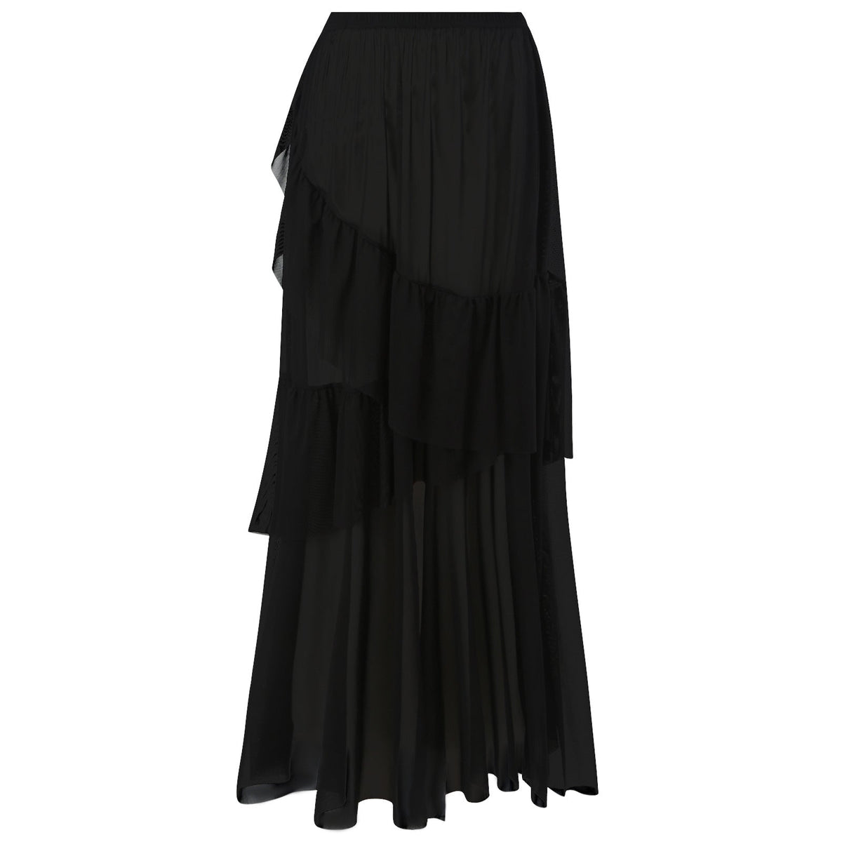 Sexy Swimsuit Women Flounced Two Piece Set Tulle Skirt Swimsuit Outfit