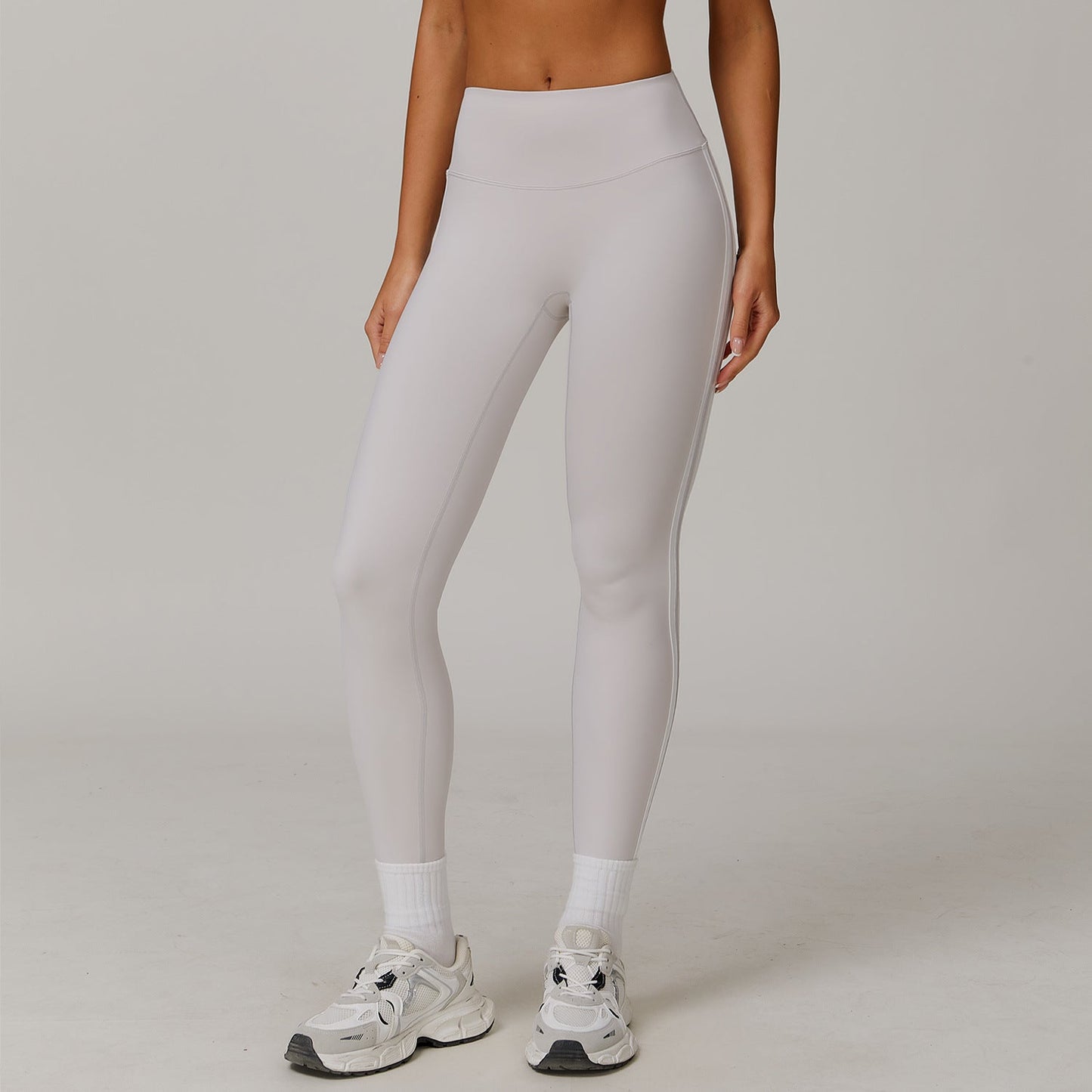 Nude Feel Yoga Trousers Slimming Quick Drying Cycling Fitness Pants Running Sports Tight Trousers Women