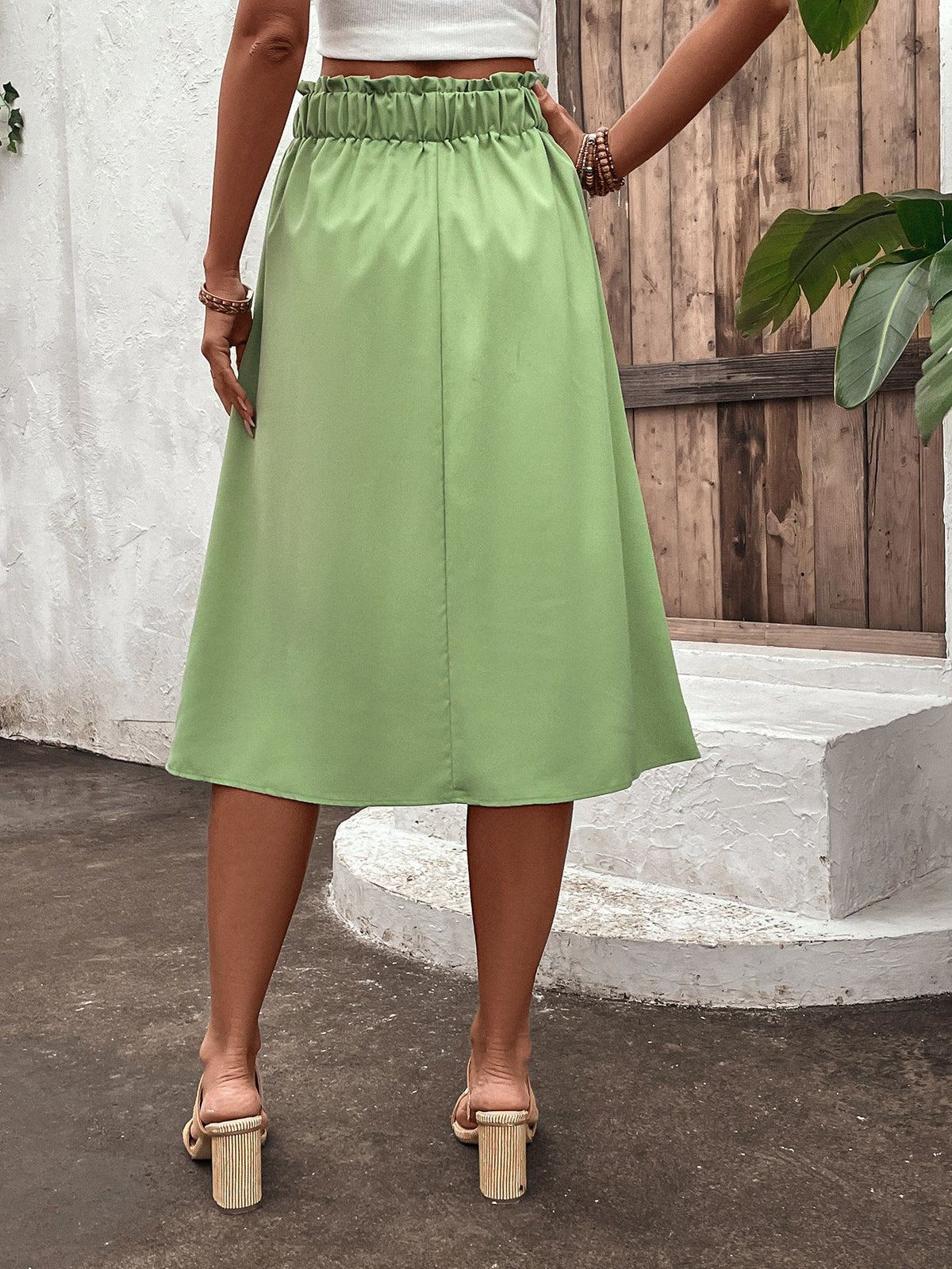 Skirt Women High Waist Casual