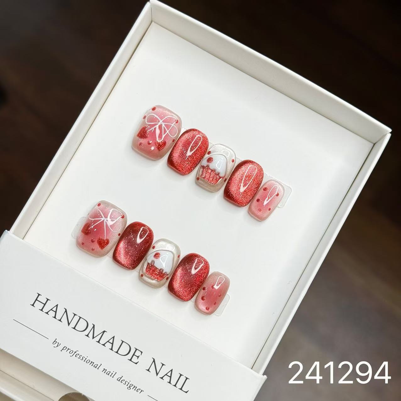 1028- Handmade press on nails fake nails removable