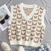 Vest Women Outer Wear Knitted Vest Spring Loose Outerwear Vest Coat