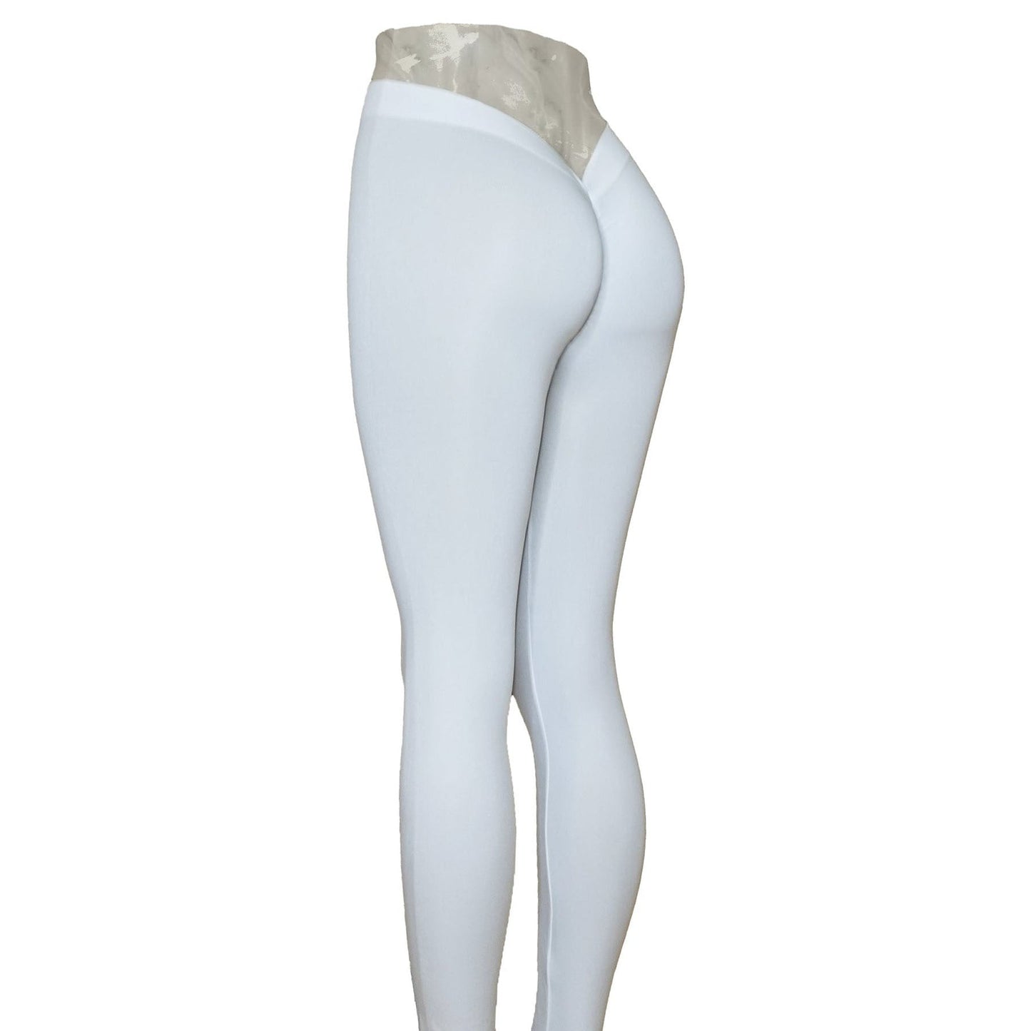 No Embarrassment Line Peach Hip Fitness Yoga Pants V Waist Hip Skinny Workout Pants