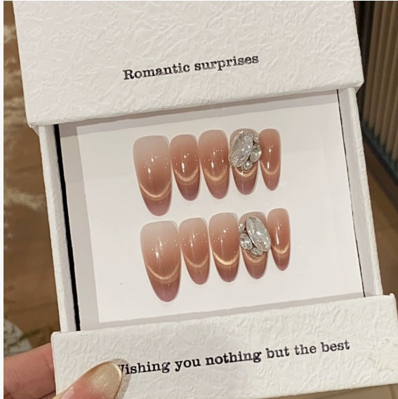 1033- Handmade press on nails fake nails removable
