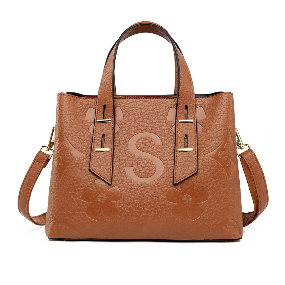 Women Bag Tote Bag Simple Large Capacity Women Cross Body Bag High Grade Soft Leather Handbag